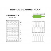 Купить отдельностоящий винный шкаф Dunavox DX-57.146DBK
